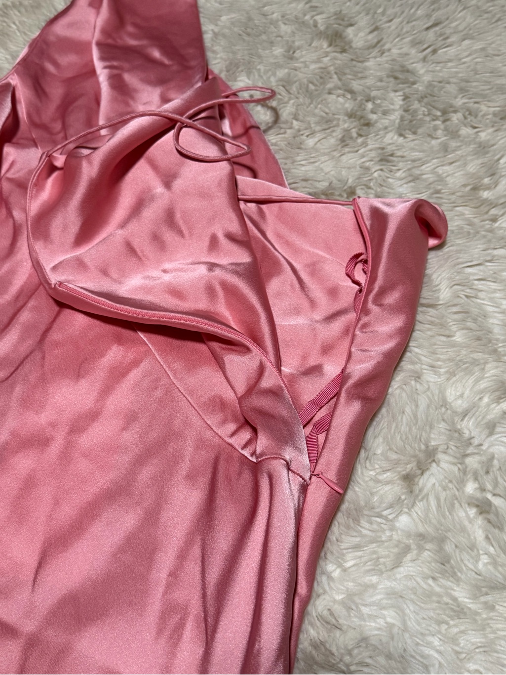 Nwt Paris Georgia Womens Minka Midi Slip Dress In Pink - Size Small — image 4 of 8